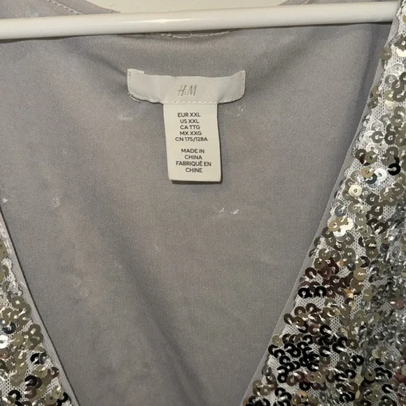 H&M Silver Sequin Dress - Picture 4 of 15
